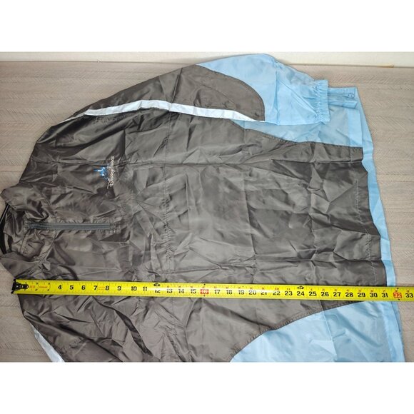 Disney Parks Resort Windbreaker Rain Jacket Packable Vented XL/XXL Blue Gray - Picture 6 of 9